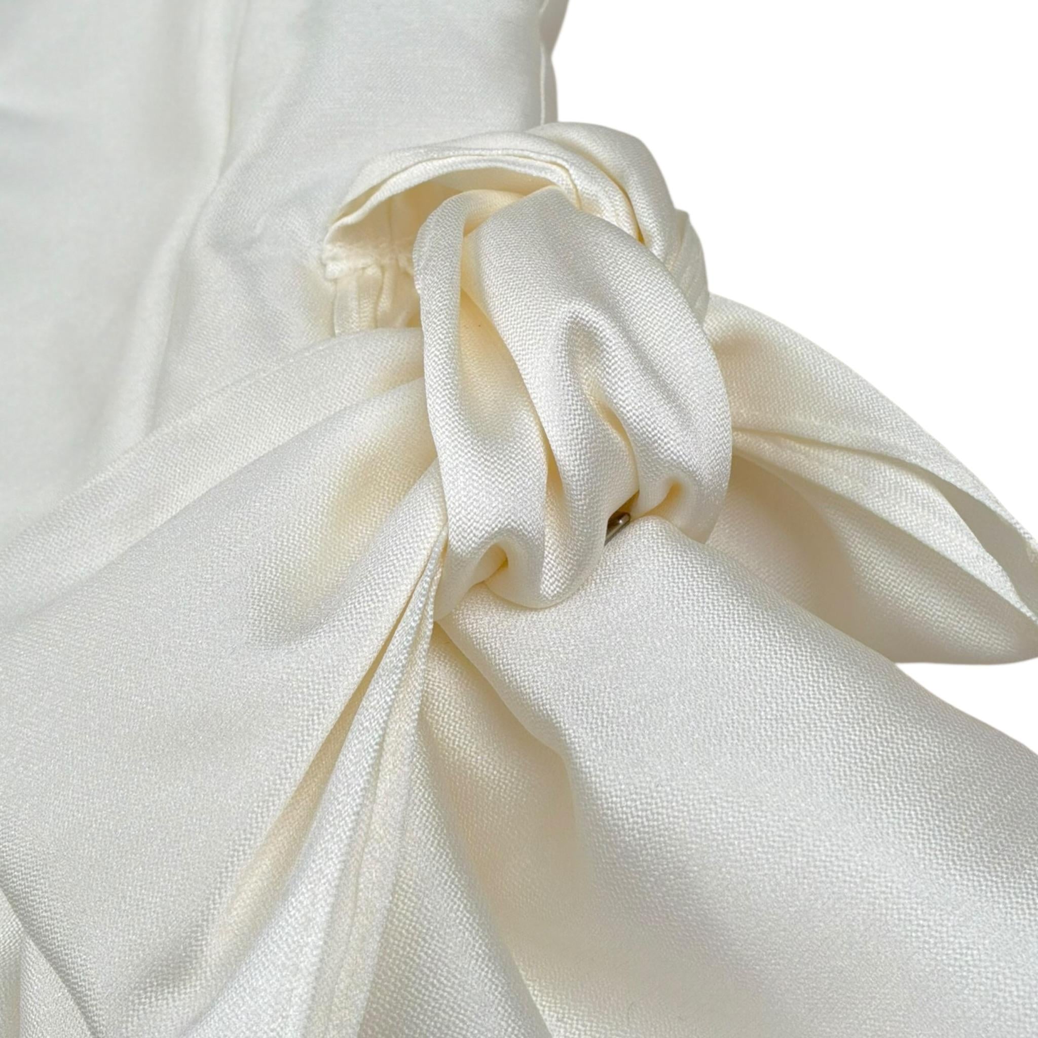 Simonetta Abito Cerimonia Tinta Unita Giromanica per Bambina 1K1332 BIANCO SIMONETTA 