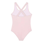 Michael Kors Costume Intero Tinta Unita con Stampa per Neonata R30302N ROSA MICHAEL KORS 