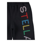 STELLA McCARTNEY pantalone tuta tinta unita con ricami Nero per Bambina TV6D20 NERO STELLA McCARTNEY 
