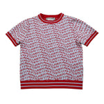 Just Cavalli T-Shirt Girocollo Stampa Fantasia Logo per Bambina JGP26153TS BIANCO JUST CAVALLI 