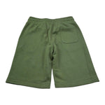 Moschino Bermuda Tinta Unita con Stampa per Bambino HUQ02M VERDE MOSCHINO 
