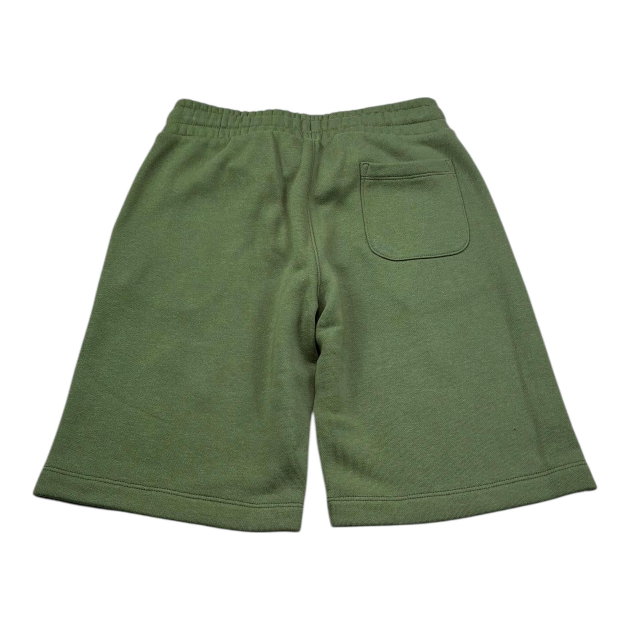 Moschino Bermuda Tinta Unita con Stampa per Bambino HUQ02M VERDE MOSCHINO 