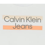 Calvin Klein Completo 2 Pezzi T-Shirt-Bermuda Tinta Unita con Stampa per Neonato IN0IN00072 BIANCO CALVIN KLEIN 