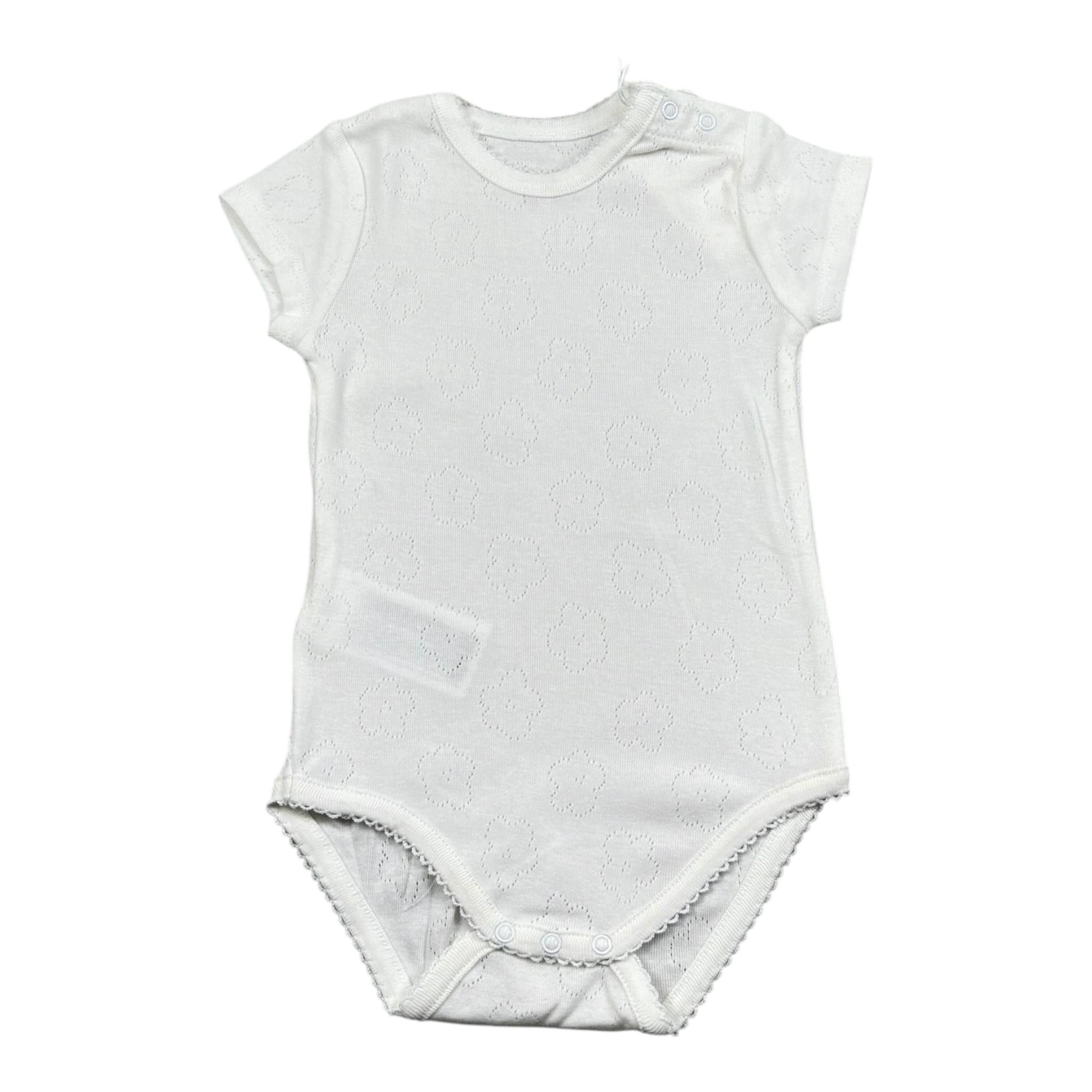 Mayoral Body Tinta Unita Mezza Manica per Neonata 191 BIANCO MAYORAL 