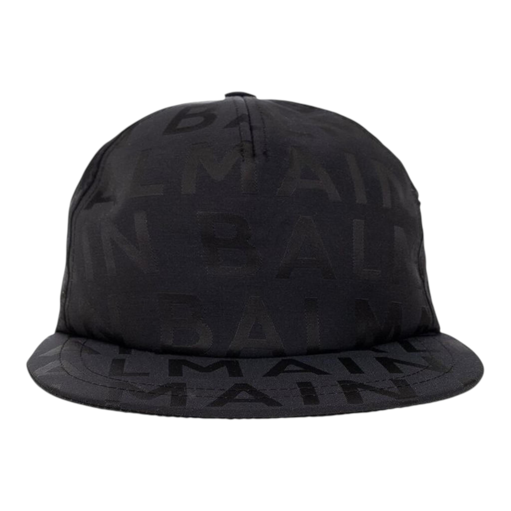 Balmain Cappello Tinta Unita Modello Berretto per Bambino BS0P77 NERO BALMAIN 