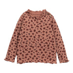 PLAY UP shirt tinta unita con fantasia maculata Terra per Neonata PA022AP11005N TERRA PLAY UP 