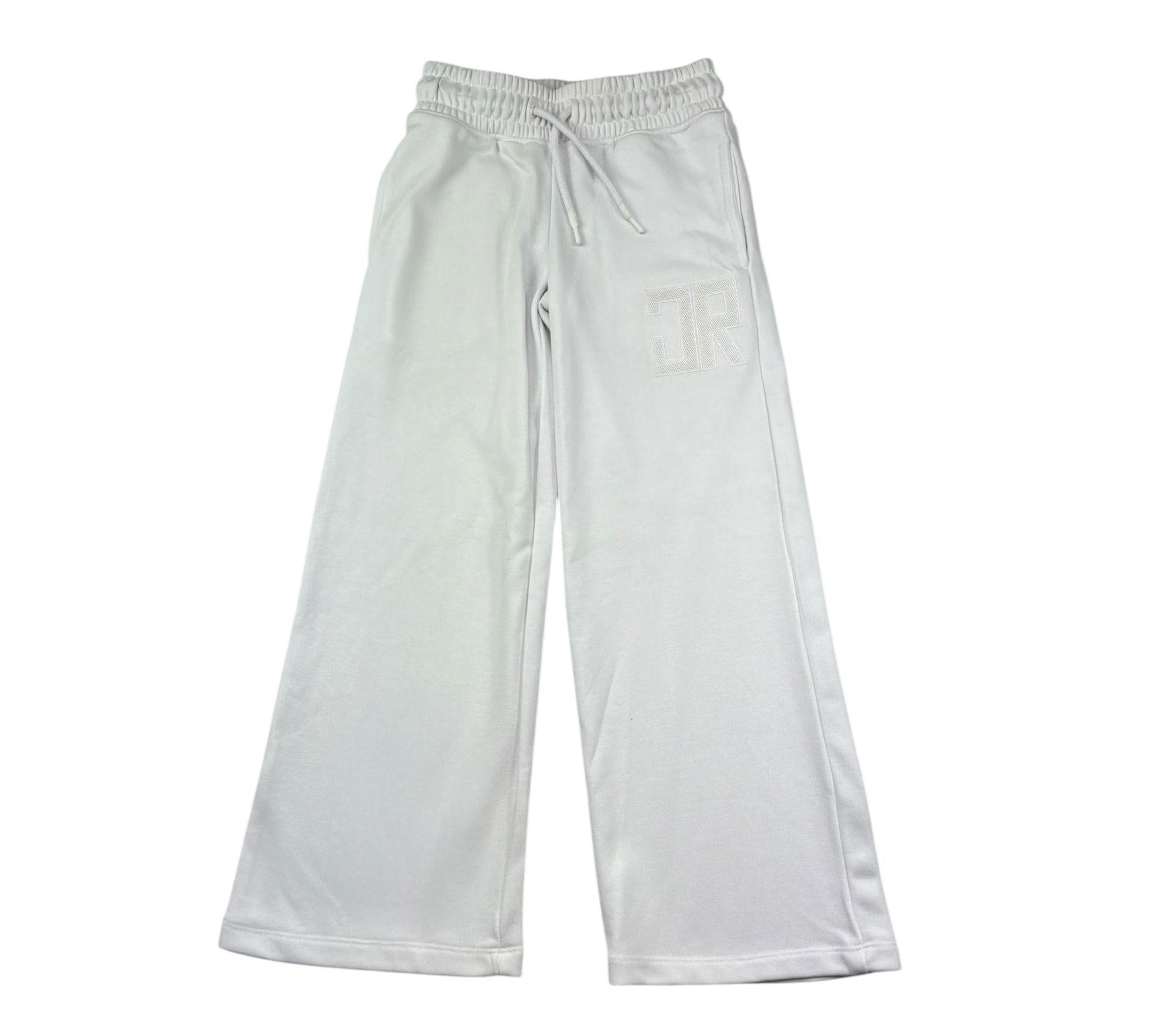 John Richmond Pantalone Tuta Tinta Modello Palazzo per Bambina RGP26015PA BIANCO JOHN RICHMOND 