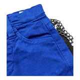 Never Too Bermuda Tinta Unita con Girovita Regolabile per Neonato NT1642N BLU NEVER TOO 