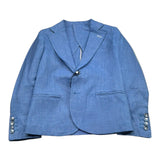 Manuel & Frank Giacca Tinta Unita con Bottoni per Bambino MF6226R BLU MANUEL & FRANK 