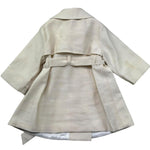 Le Bebe Cappotto Tinta Unita Doppiopetto per Neonata LBG6329 BEIGE LE BEBE 