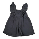 Petit Indi Tuta Tinta Unita con Stampa per Neonata SS25BK5026X GRIGIO PETIT INDI 