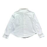Saint Barth Camicia Manica Lunga Tinta Unita per Bambino 00873L BIANCO SAINT BARTH 