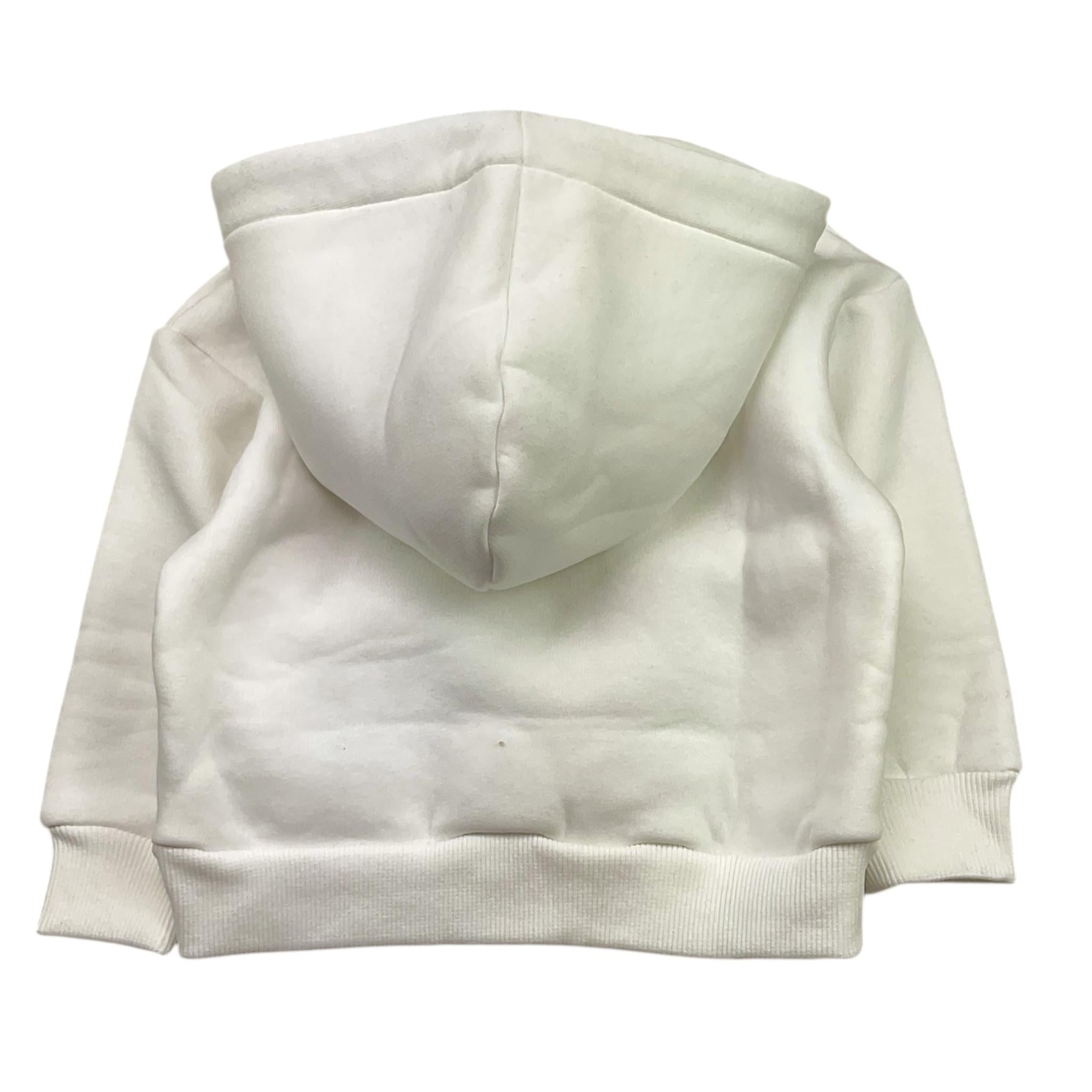 PATRIOT felpa tinta unita con cappuccio e stampa Bianco per Bambino FE0037 BIANCO PATRIOT 