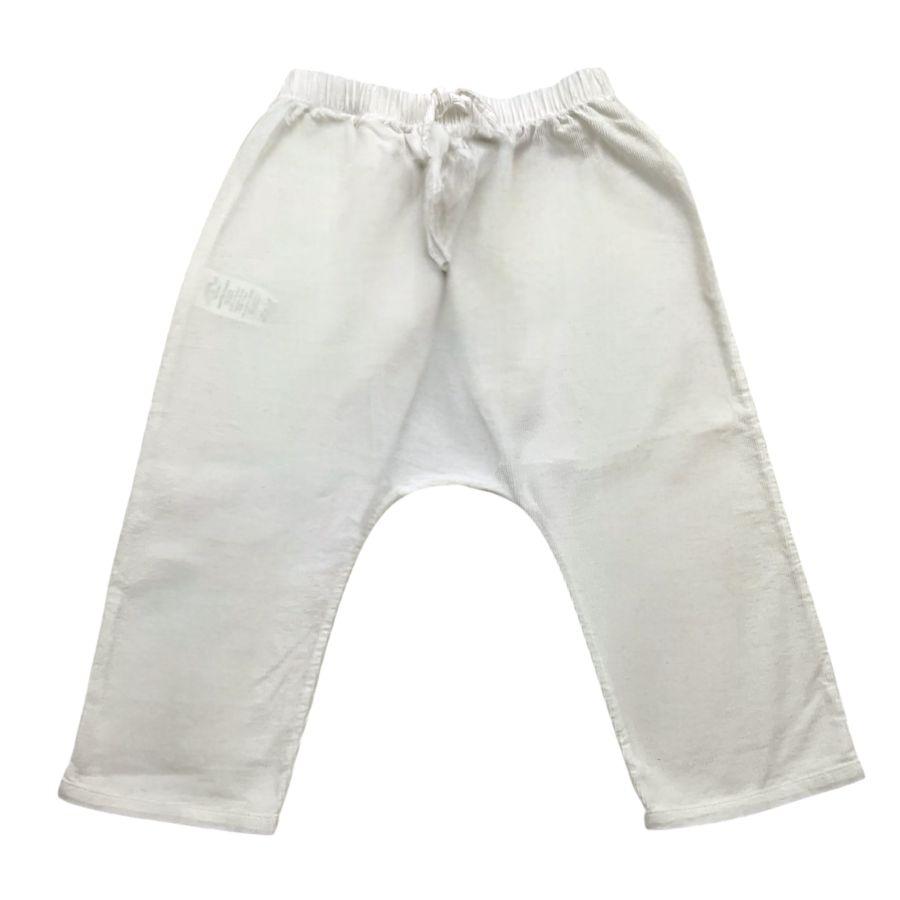 TEDDY E MINOU pantalone tinta unita con elastico in vita Bianco per Neonata I24PT007V6014 BIANCO TEDDY E MINOU 