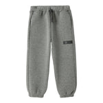 IL GUFO pantalone tuta tinta unita con logo Grigio per Bambino A24PL3980136 GRIGIO IL GUFO 