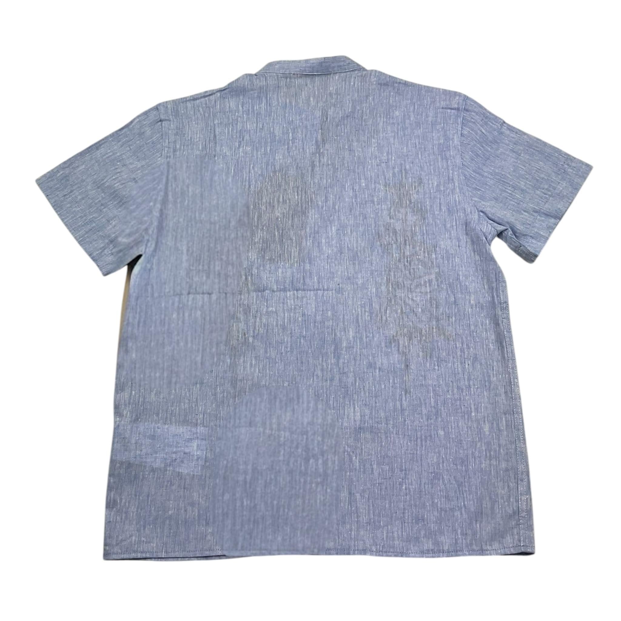 Paolo Pecora Camicia Mezza Manica Tinta Unita per Bambino PP4044 AZZURRO PAOLO PECORA 