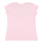 Monnalisa T-Shirt Girocollo Tinta Unita con Applicazioni per Bambina 11E628 ROSA MONNALISA 