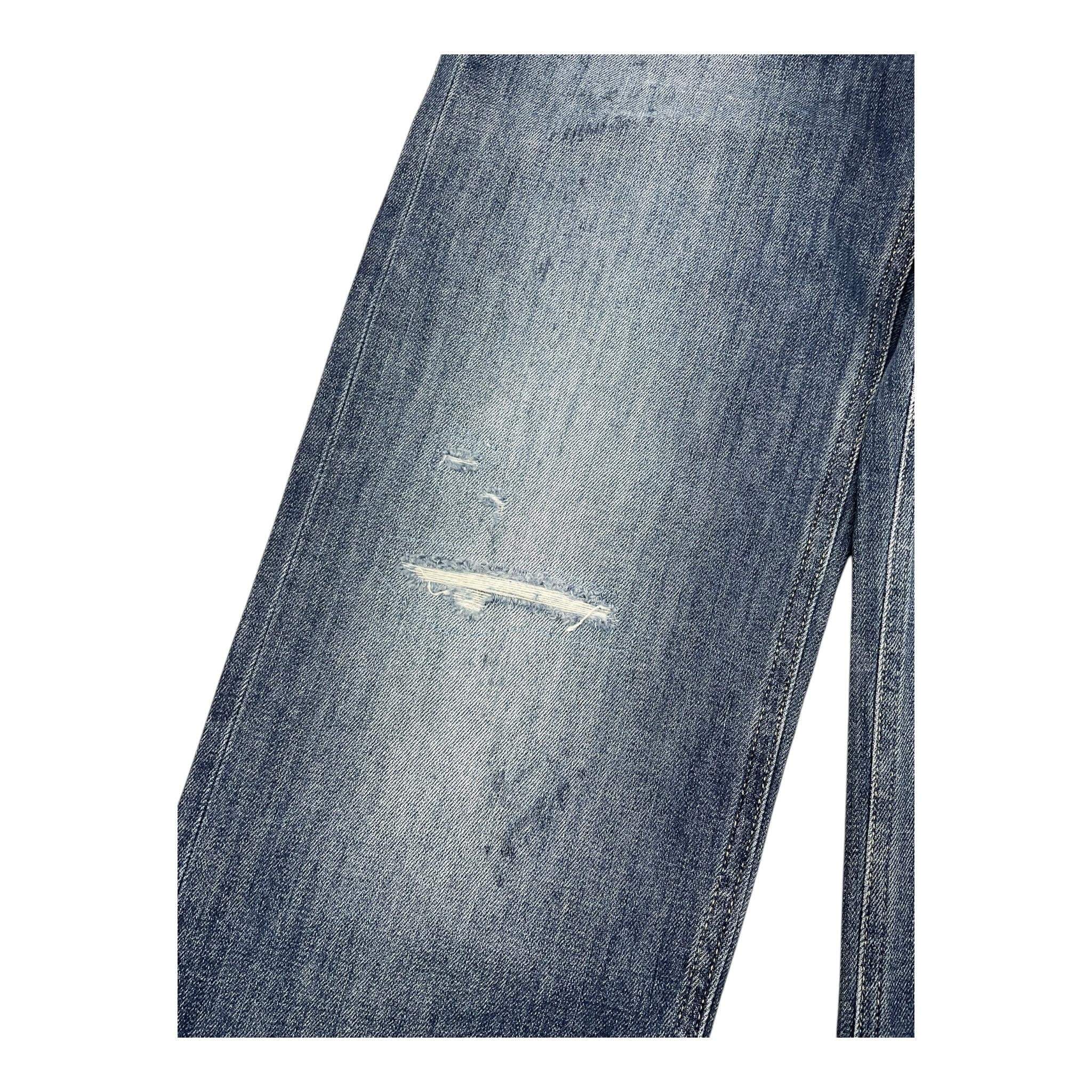 DONDUP jeans tinta unita con 5 tasche Blu per Bambino DFPA057 BLU DONDUP 