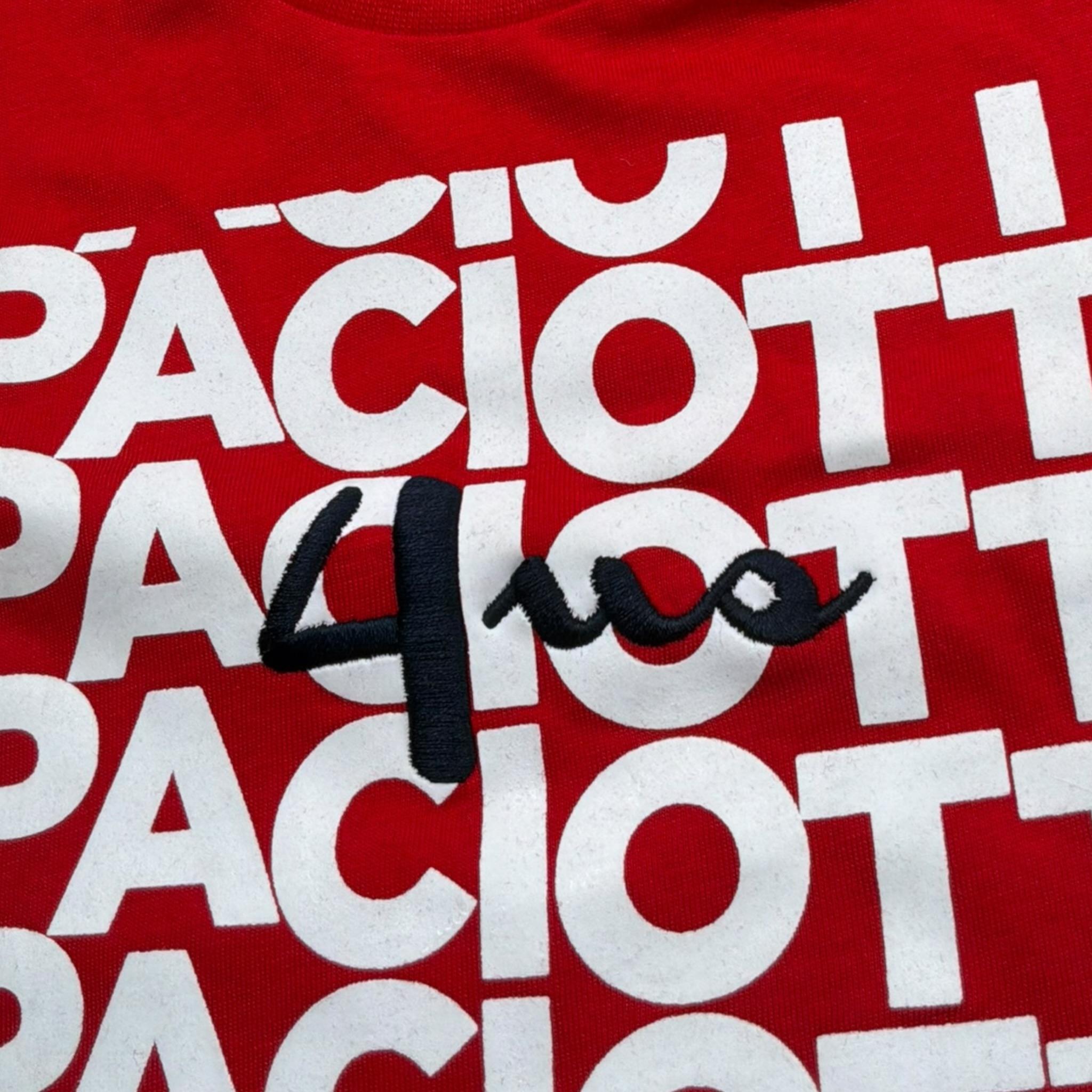Cesare Paciotti T-Shirt Tinta Unita Girocollo con Stampa per Neonato TSP0100B ROSSO CESARE PACIOTTI 