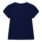 Guess T-Shirt Girocollo Tinta Unita con Stampa per Neonata K5GI03K6YW4 BLU GUESS 
