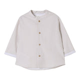 Teddy E Minou Camicia Manica Lunga Fantasia A Righe per Neonato E25CI001C4134 BEIGE TEDDY E MINOU 