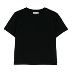 MOSCHINO t-shirt tinta unita girocollo Nero per Bambino HUM04Z NERO MOSCHINO 
