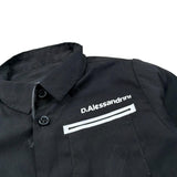 Daniele Alessandrini Camicia Tinta Unita con Logo per Neonato 1295C0778N NERO DANIELE ALESSANDRINI 