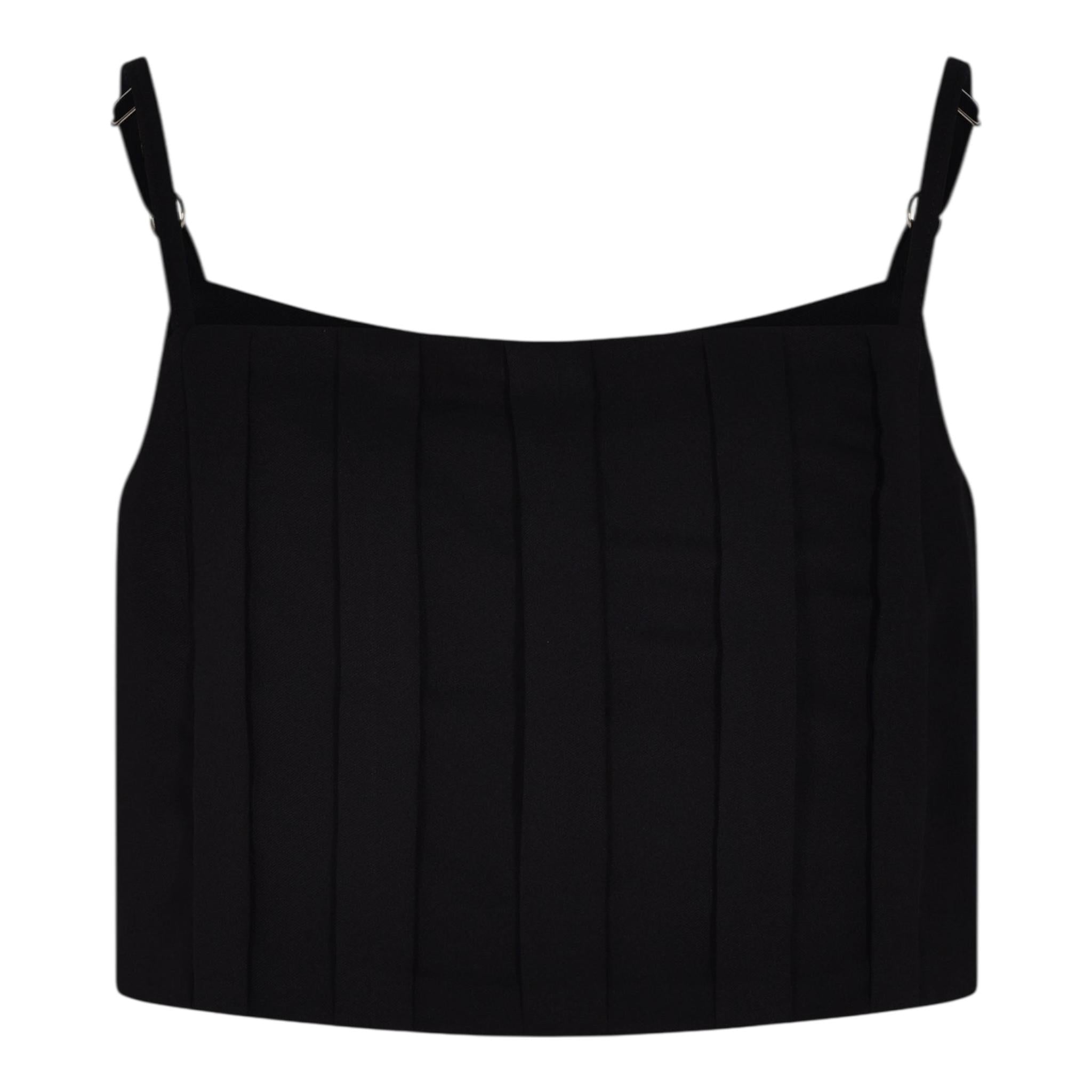 Marc Ellis Top Tinta Unita Bretelline per Bambina JMJTP01255X NERO MARC ELLIS 