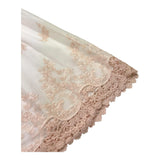 Caffe' D'Orzo Abito Giromanica Tinta Unita con Ricami per Bambina ZW1B32 BIANCO CAFFE' D'ORZO 