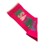 BillIEBLUSH calzini tinta unita glitterati e stampe Rosa fluo per Bambina U20592 ROSA FLUO BillIEBLUSH 