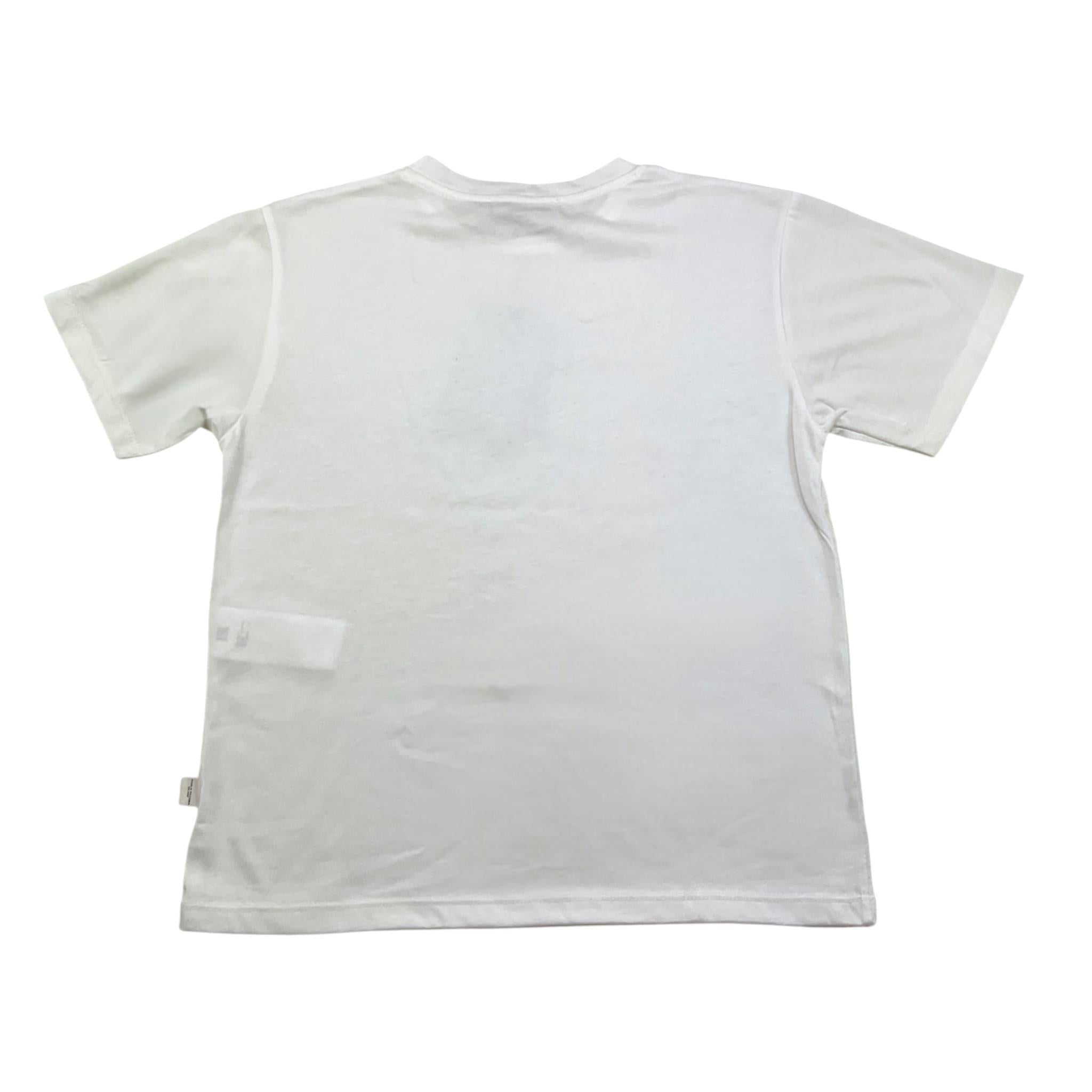PAOLO PECORA t-shirt tinta unita girocollo Bianco per Bambino PP3822 BIANCO PAOLO PECORA 