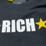 JOHN RICHMOND felpa girocollo tinta unita con stampa Nero per Neonato RIA24064FE NERO JOHN RICHMOND 