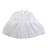 Met Camicia Traforato Tinta Unita per Bambina ME365 BIANCO MET 
