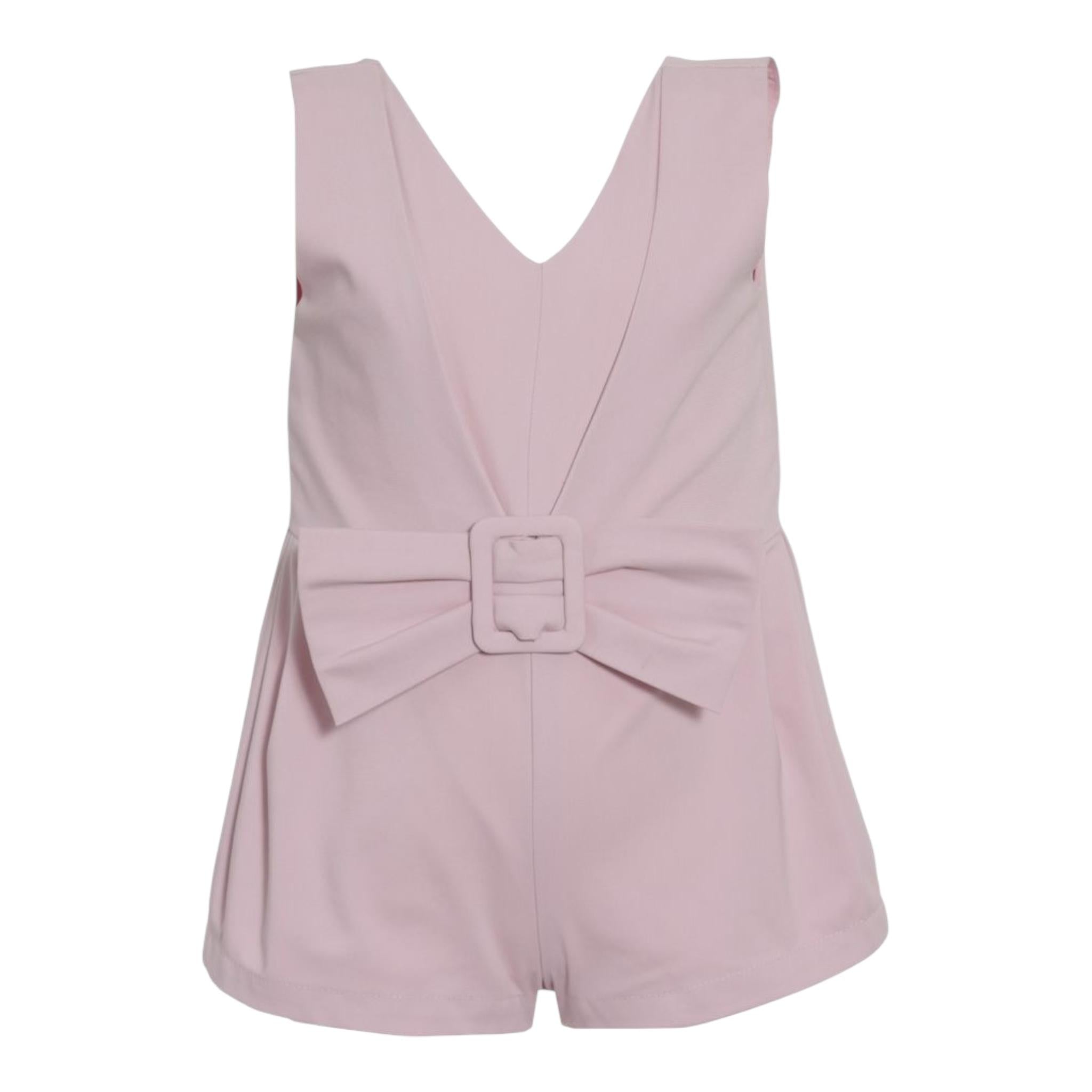 Fun & Fun Tuta Intera Giromanica Tinta Unita per Bambina FNCBJP14036 ROSA FUN & FUN 