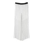 Liu Jo Pantalone Tinta Unita con Fantasia A Righe per Bambina GA5071X BIANCO LIU JO 
