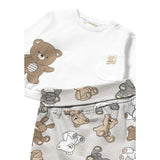 Mayoral Completo 2 Pezzi Shirt-Ghettina per Neonato 1559X BIANCO/BEIGE MAYORAL 