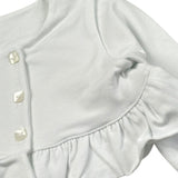 Babyvip Coprispalle Tinta Unita con Bottoni per Bambina T7852J BIANCO BABYVIP 