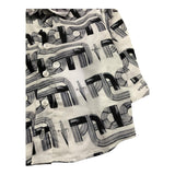 Cesare Paciotti Camicia Manica Lunga Stampa Fantasia per Neonato CMP5151B BIANCO CESARE PACIOTTI 
