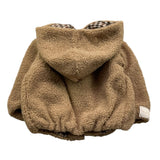 NANAN giubbino teddy tinta unita cn cappuccio Beige per Neonato I2414809BE BEIGE NANAN 