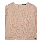 Guess Shirt Tinta Unita con Ricami per Bambina J4RH00WFYM0 ROSA GUESS 