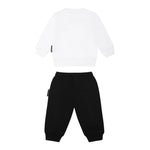 John Richmond Completo 2 Pezzi Felpa-Pantalone per Neonato RIP25013CF BIANCO/NERO JOHN RICHMOND 