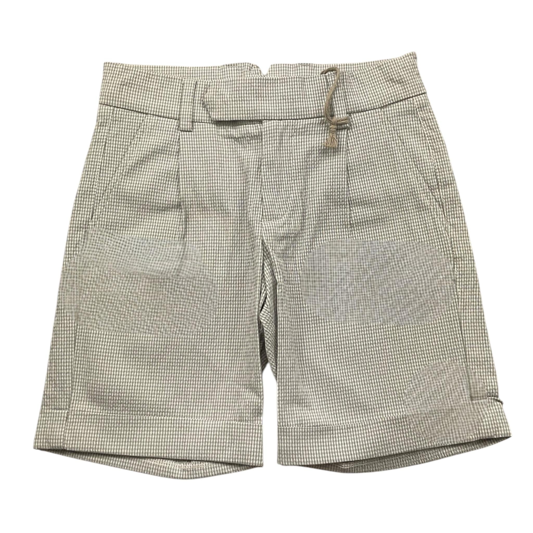 Eleventy Bermuda Tinta Unita con Microfantasia per Bambino EU6P79 BIANCO ELEVENTY 