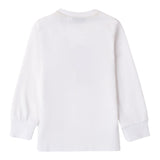 SARABANDA shirt girocollo tinta unita con stampa Bianco per Neonato A0100 BIANCO SARABANDA 