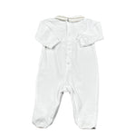 Lalalu' Tutina Manica Lunga Tinta Unita per Neonato TJL2PX BIANCO LALALU' 