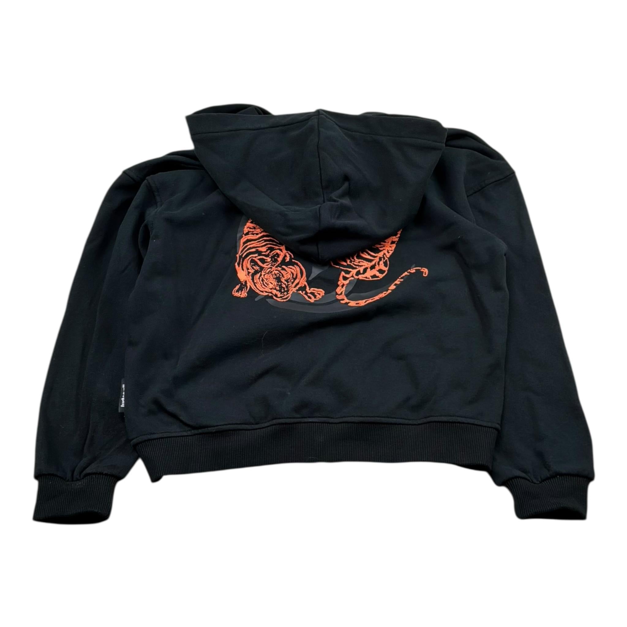 Just Cavalli Felpa Tinta Unita con Zip E Cappuccio per Bambino JBP26148FE NERO JUST CAVALLI 