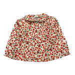 PAIO CRIPPA camicia tinta unita con fantasia fiori Panna per Neonata MARACASN PANNA PAIO CRIPPA 