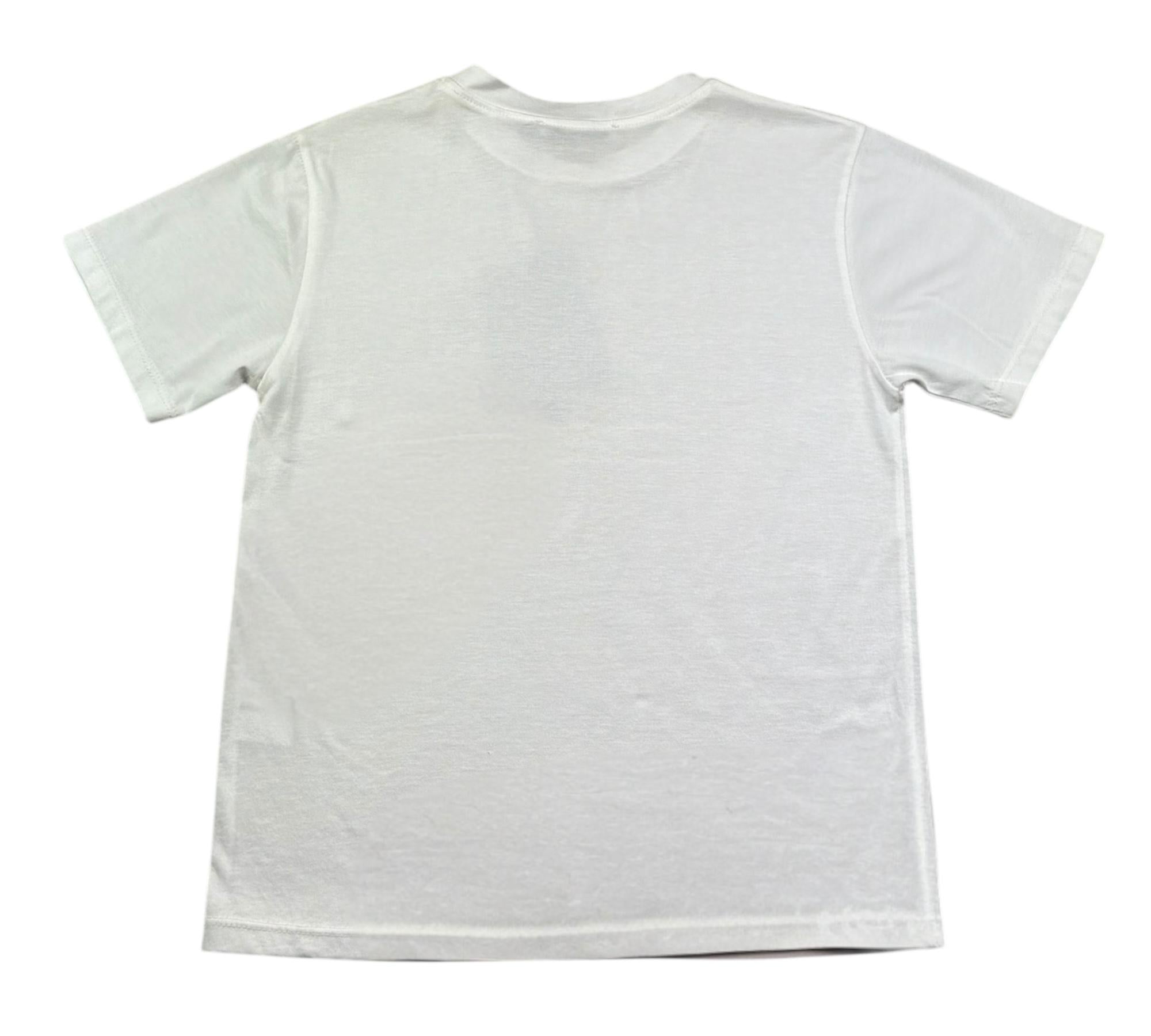 Paolo Pecora T-Shirt Girocollo Tinta Unita per Bambino PP4222 BIANCO PAOLO PECORA 