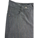 John Richmond Pantalone Modello Palazzo Tinta Unita per Bambina RGP26042PA GRIGIO JOHN RICHMOND 