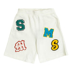 Stella Mccartney Bermuda In Tuta Tinta Unita con Stampa per Bambino TW6R09 BIANCO STELLA McCARTNEY 