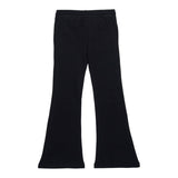 Diesel Pantalone Modello Tuta Tinta Unita con Logo A Zampa per Bambina J02013 NERO DIESEL 